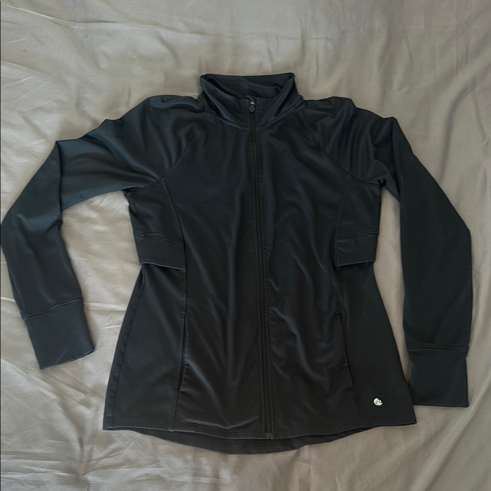 Apana lightweight black zip up